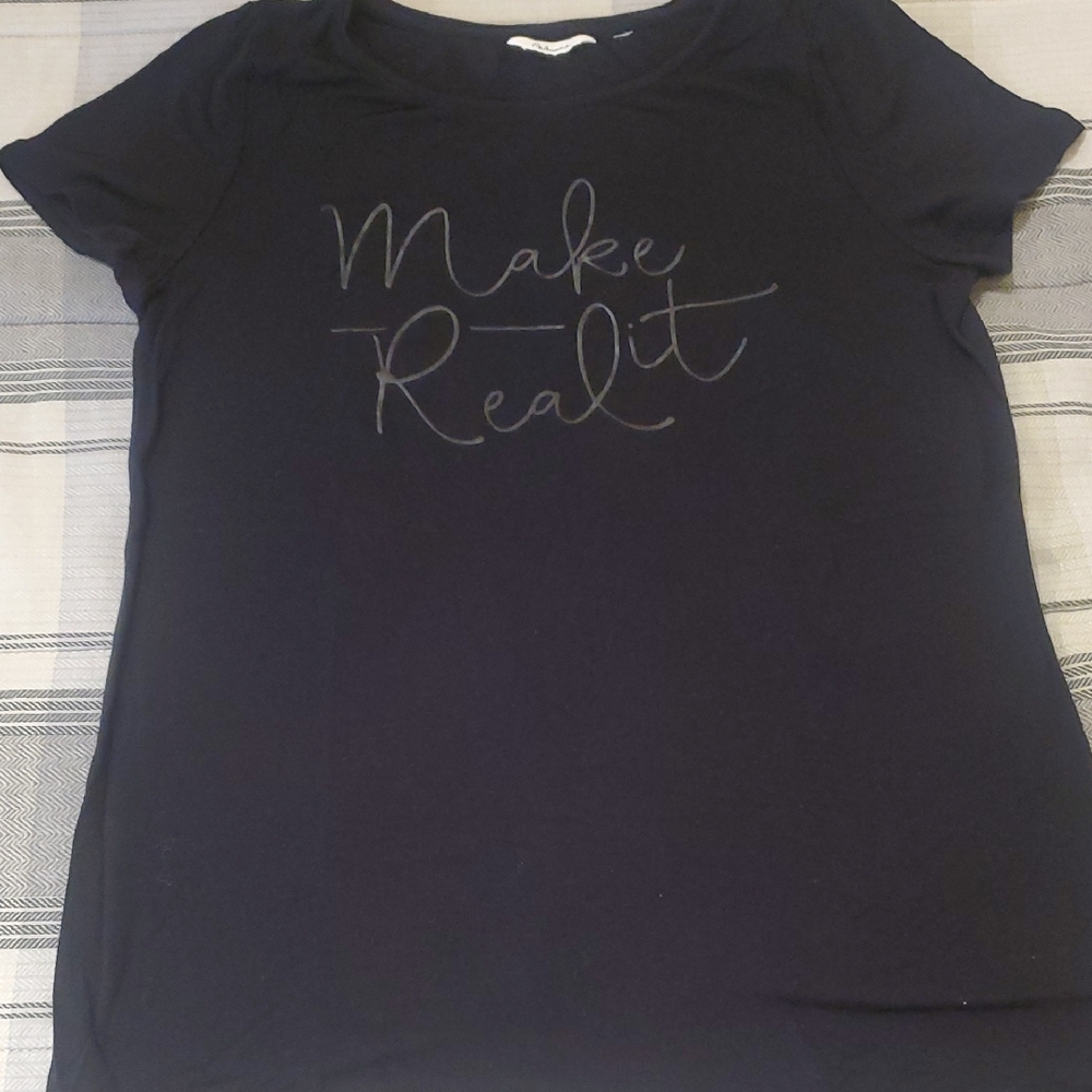 Elegant Black Graphic Tee for Women